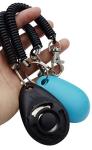 Pet Training Clicker with Wrist Strap - Black & Blue