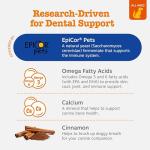 Zesty Paws Dental Bones - Fights Tartar & Plaque - Gum, Teeth & Bone Health - Cinnamon for Dog Breath - Immune, Joint, Gut, Skin & Coat Support - Omega 3 EPA & DHA and Calcium - Small Dogs - 28 ct