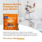 Zesty Paws Dental Bones - Fights Tartar & Plaque - Gum, Teeth & Bone Health - Cinnamon for Dog Breath - Immune, Joint, Gut, Skin & Coat Support - Omega 3 EPA & DHA and Calcium - Small Dogs - 28 ct