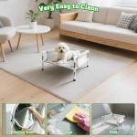 Makerfire Elevated Dog Bed, Raised Dog Sofa Bed for Small Dogs, Detachable Cooling Indoor/Outdoor Pet Cot with Non-Slip Feet, Polyester Cotton (19.5 “L x 19.5 ”W x 11.6 "H)