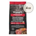 Merrick Backcountry Grain Free Dry Adult Dog Food Kibble With Freeze Dried Raw Pieces, Great Plains Red Recipe - 4.0 lb. Bag