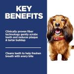 Hill's Science Diet Oral Care, Adult 1-6, Plaque & Tartar Buildup Support, Dry Dog Food, Chicken, Rice, & Barley, 4 lb Bag