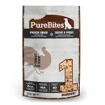 PureBites Turkey Freeze Dried Dog Treats, 1 Ingredient, Made in USA, 2.47oz