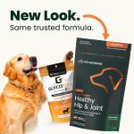 VetriScience Extra Strength Healthy Hip & Joint Chews, GlycoFlex Glucosamine and Green-Lipped Mussel Joint Support Supplement for Small Breed Dogs, Soothe Joint Discomfort, Chicken, 60 Count
