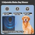Anti Barking Device For Dogs, 50 Ft Dog Barking Deterrent Devices, 4 Frequency Weatherproof Ultrasonic Bark Deterrent, Effective Stop Barking Dog Devices, Stop the dog from barking at a distance