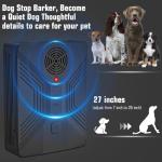 Anti Barking Device For Dogs, 50 Ft Dog Barking Deterrent Devices, 4 Frequency Weatherproof Ultrasonic Bark Deterrent, Effective Stop Barking Dog Devices, Stop the dog from barking at a distance
