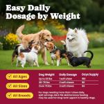 Glucosamine for Dogs - Hip and Joint Supplement Chews for Senior & Large Breed, Joint Supplement for Dogs with Chondroitin, Wuffe Joint Chews for Pain Relief - 60-Day Satisfaction Guarantee - 180 Ct