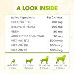 ZENO Flea and Tick Prevention Chewables for Dogs - 150 Chews - Flea & Tick Control - Oral Dosage - Chicken Flavor - US-Made