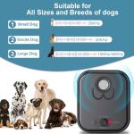 Haoion Dog Barking Deterrent Devices, Auto Ultrasonic Control with 3 Modes - Stop Barking Training Device for Indoor & Outdoor Use - Rechargeable Ultrasonic Bark Box
