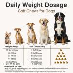 Dog Flea and Tick Prevention Allergy Chews Omega 3 for Dogs Treatment Chewable Natural Flea and Tick Skin and Coat Supplement Immune Dog Chews Yeast Relief Prevention for Dogs Itching and Licking