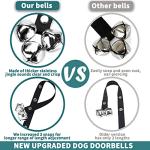 BLUETREE Adjustable Dog Training Doorbells - 7 Loud Bells