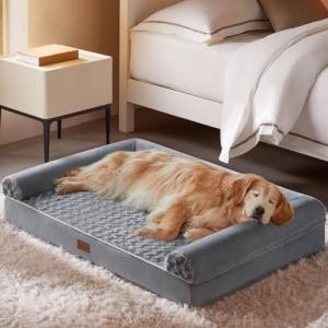 Orthopedic Waterproof Dog Bed for Large Dogs