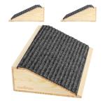 VavoPaw Dog Ramp for Stairs, Non-Slip Dog Stairs, Sturdy Wooden Pet Steps for Small Dogs and Cats Fits Staircase Indoor, Assist for Injured and Older Pets(2 Pack/M, Light Wood)