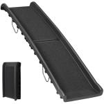 ZENY Portable Folding Dog Ramps for SUV, Truck, Car Ramp Stairs Step Ladder for Pet, Non-Slip Pet Ramp with Raised Siderails