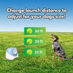 Simple Spree Goods Automatic Ball Launcher for Small, Medium Dog/Puppy with 6 Small Tennis Balls
