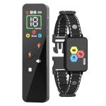 3300ft Dog Training Collar with Remote,Waterproof Dog Shock Collar for Small Medium Large Dogs, Electric Dog Collar with Beep Vibration Shock Boost Shock and Security Lock (Black 2)