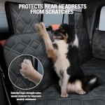 Surfcabin Truck Back Seat Extender for Dogs – Waterproof Full Size Pickup Pet Seat Cover with Door Protection, Hard Bottom Holds 420 lbs Dog Hammock for F150, RAM 1500 & More