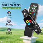 3300ft Dog Training Collar with Remote,Waterproof Dog Shock Collar for Small Medium Large Dogs, Electric Dog Collar with Beep Vibration Shock Boost Shock and Security Lock (Black 2)