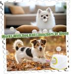 Magicorange 6 Pack Dog Toy Balls 2.2 Inch, ETPU Dogs Balls for Automatic Dog Ball Launcher (White)