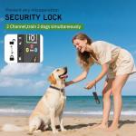 3300ft Dog Training Collar with Remote,Waterproof Dog Shock Collar for Small Medium Large Dogs, Electric Dog Collar with Beep Vibration Shock Boost Shock and Security Lock (Black 2)