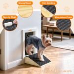 VavoPaw Dog Ramp for Stairs, Non-Slip Dog Stairs, Sturdy Wooden Pet Steps for Small Dogs and Cats Fits Staircase Indoor, Assist for Injured and Older Pets(2 Pack/M, Light Wood)