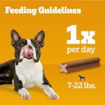Pedigree Dentastix Small and Toy Breed Dog Treats, Beef Flavor, (7) 24ct Bags (168 Treats Total)