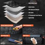 Surfcabin Truck Back Seat Extender for Dogs – Waterproof Full Size Pickup Pet Seat Cover with Door Protection, Hard Bottom Holds 420 lbs Dog Hammock for F150, RAM 1500 & More