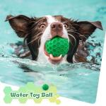 ZRIFAQESW Tough Dog Chew Toys for Aggressive Chewers, Indestructible Dog Balls for Aggressive Chewers, Squeaky Balls for Dogs, Squeaky Toys for Large Dogs, Funny Heavy Duty Ball