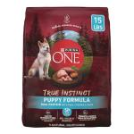 Purina ONE True Instinct with Real Chicken and Duck High Protein Puppy Food Formula Natural with Added Vitamins, Minerals and Nutrients - 15 lb. Bag