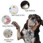 Dog Balls 2.5 Inch, Indestructible Dogs Tennis Balls 6 Pack for Aggressive Chewers, Durable Bouncy Floating Interactive Dog Toys for Large and Medium Dogs, Packed in Mesh Bag (ETPU Material)