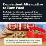 Redbarn Pet Products All-Natural Premium Rolled Dog Food, Beef Recipe - Soft Semi-Moist Wet Formula for High Protein Diet, Training Rewards, & Treat Pill Concealer - 4 lb, 1 Count