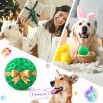 ZRIFAQESW Tough Dog Chew Toys for Aggressive Chewers, Indestructible Dog Balls for Aggressive Chewers, Squeaky Balls for Dogs, Squeaky Toys for Large Dogs, Funny Heavy Duty Ball