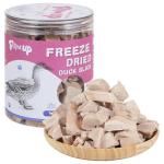PAWUP Freeze Dried Dog Treats, Single Ingredient Duck, All Natural, Whole-Cut, High Protein Low Fat Treats for Medium & Large Dogs (3.8 oz)