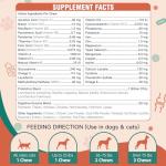 Dog Multivitamin, Dog Vitamins and Supplements, Multivitamin for Dogs with Glucosamine, Probiotics & Omega 3 for Joint, Digestive, Skin, Coat and Immune Health, Chicken Flavor - 180 Bites