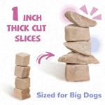 PAWUP Freeze Dried Dog Treats, Single Ingredient Duck, All Natural, Whole-Cut, High Protein Low Fat Treats for Medium & Large Dogs (3.8 oz)