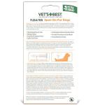 Vet’s Best Natural Flea and Tick Drops for Dogs – Natural Topical Flea Prevention with Certified Essential Oils – Plant-Based Spot-On Treatment for Large Dogs – Pest Control – 4 Month Supply
