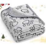 Washable Soft Dog Blanket, 40"x32" - Grey