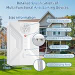 Anti Barking Devices, 3 Modes Ultrasonic Bark Box, Dog Bark Deterrent Devices, Dog Barking Stopper, Anti Barking Device for Dogs Long Range 50ft, Barking Control Devices for Dog Training in Outdoor