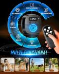 Dog Barking Control Devices, Anti Barking Device for Dogs with Remote Control, Ultrasonic & Sensor Technology, Rechargeable, Waterproof, Adjustable Modes & Frequencies, Bark Box Indoor Outdoor(Black)