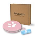 PawSailor Collapsible Dog Bowls, 2-in-1 Pet Portable Travel Double Bowl Water Food Feeder Traveling Camping & Walking 25oz Pink