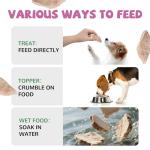 PAWUP Freeze Dried Dog Treats, Single Ingredient Duck, All Natural, Whole-Cut, High Protein Low Fat Treats for Medium & Large Dogs (3.8 oz)