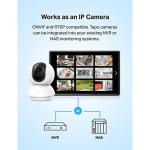 Tapo TP-Link 2K Pan Tilt Security Camera for Baby Monitor, Dog Camera w/Motion Detection, 2-Way Audio Siren, Night Vision, Cloud &SD Card Storage (Up to 256 GB), Works with Alexa & Google Home (C210)