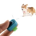 Ruconla Dog Clicker with Finger Ring 10 Pack for Dogs/Cats/Horses/Birds or Other Animals - Mini Finger Clickers for Training