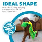 Outward Hound Squeaker Matz Plush Gator Dog Toy, XL