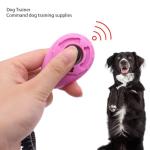 RANYUNSYZ 2Pcs Pink Dog Clicker for Training Easy to Use with Button Dog Training Accessories Strong and Long-Lasting, Training and Behavior Aids