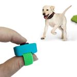 Ruconla Dog Clicker with Finger Ring 10 Pack for Dogs/Cats/Horses/Birds or Other Animals - Mini Finger Clickers for Training