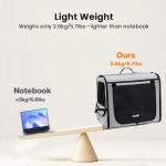 Dog Car Carrier Light Weight 24×17.7×20.5in, Dog Carrier Easy to Assemble, Dog Car Crate Portable and Breathable, Foldable Pet Carrier for Indoor and Outdoor, Dog Travel Crate with Curtain Gray