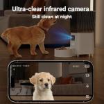 Pufuer Automatic Cat Feeder with Camera, 5L Smart Dog Food Dispenser with App Control, 1080P Night Vision, Two-Way Audio. 22 Cups Large Hopper, Motion Detection, Timer (5L Double Bowl)