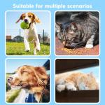 GPS Tracker for Dogs&Cats, 2 in 1 Pet Tracking Smart Collar (Only iOS), No Monthly Fee GPS Tracker Dog Collar, Real-time Location Comfortable PU Tracker for Small, Medium Large Dogs(Locator Included)