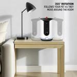 Energizer Smart Pet Treater with 2K Video Camera, 2-Way Audio, Night Vision, 5 Ghz & 2.4 Ghz Dual Band Wi-Fi, Motion Tracking, Recorded Messages, Dogs & Cats Remote Feeding, Cloud/MicroSD Card Storage